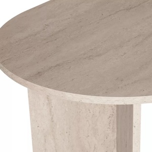 Di alta qualità colore Beige tavolo <span class=keywords><strong>da</strong></span> <span class=keywords><strong>pranzo</strong></span> ovale con MDF superiore Base in legno per la casa <span class=keywords><strong>soggiorno</strong></span> zona <span class=keywords><strong>pranzo</strong></span> <span class=keywords><strong>cucina</strong></span> - Product Image 4