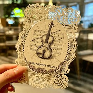 <span class=keywords><strong>Carte</strong></span> en papier à motifs rétro pour la décoration de journal - Product Image 2