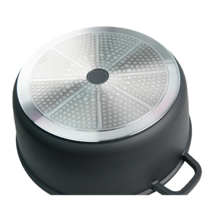 Marmite à fond épais antiadhésive en aluminium moulé sous pression, grande capacité, pour cuisinière à gaz, cuisinière à induction, restaurant, foyer, pot à soupe - Product Image 5