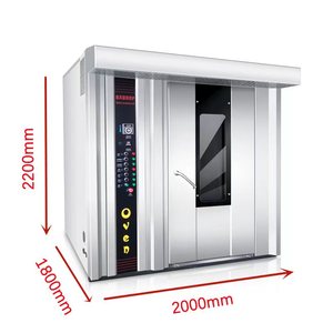 Nuevo horno rotatorio de panadería comercial de 380V a precio de fábrica, horno de aire caliente con estante para pan para hoteles, componente de núcleo de Motor - Product Image 2