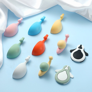 Creative Cartoon Colorful Furniture Handles For Cabinet Drawer <b>Door</b> <b>Knobs</b> Novelty Shape Zinc Alloy Easy Installation - Product Image 3