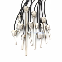 Sonde étanche PT100 de marque JH, en acier inoxydable, filetée, fixe, tailles 1/8\", 1/4\", 3/8\", 3/4\", résistance thermique au platine, capteur NTC