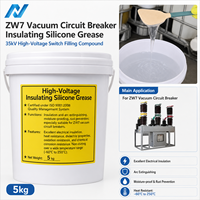 Huile isolante en silicone pour disjoncteur à vide ZW7, graisse pour interrupteur haute tension 35 kV, liquide d'isolation pour remplissage