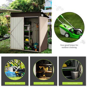 Abri extérieur <span class=keywords><strong>pour</strong></span> vélo portable et étanche <span class=keywords><strong>pour</strong></span> arrière-cour <span class=keywords><strong>Petit</strong></span> abri de jardin en métal et acier <span class=keywords><strong>pour</strong></span> le stockage - Product Image 5