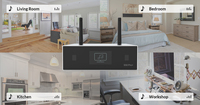 Sistema de amplificador de Audio inalámbrico para el hogar, receptor de sonido estéreo Compatible con preamplificador, S50 pro +
