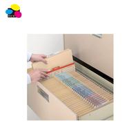 Dossier en carton pressé pour usage bureautique avec languette de classement, 4 faces, logo personnalisé disponible