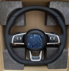 Volante de Cuero Perforado para vw GTI GTD Amarok Passat <span class=keywords><strong>Golf</strong></span> 4 5 6 7 <span class=keywords><strong>8</strong></span> MK4 5 6 7 <span class=keywords><strong>8</strong></span> R GTE Variant R-Line T6 V6 Sedan <span class=keywords><strong>R32</strong></span> - Product Image 2