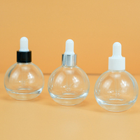 Vente Bouteille en verre d'huile essentielle avec goutte à goutte 10ml 20ml 30ml 75ml Bouteille d'huile essentielle personnalisée Bouteille d'huile essentielle épaissie