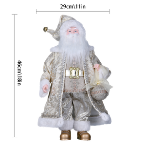 Navidad superventas 18 "pie mágico Santa Claus ornamento Hotel interior centro comercial decoración del árbol de Navidad - Product Image 3