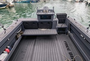 Barca da Pesca in Lega <span class=keywords><strong>di</strong></span> Alluminio 6,25m con Motore Fuoribordo, Imbarcazione da 21 Piedi per <span class=keywords><strong>Fiume</strong></span>/Lago/<span class=keywords><strong>Mare</strong></span> - Product Image 5