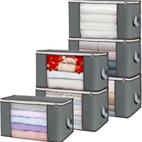 Sac de rangement pour couette moderne et minimaliste en tissu non tissé 70L/90L, sac de rangement pour armoire, anti-poussière et anti-humidité