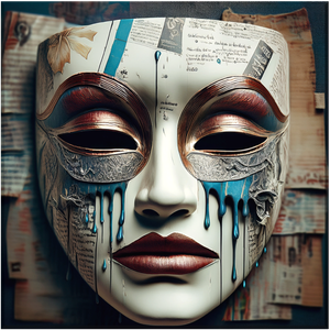 Stile Art Déco 'Riflessi Lacrimosi' per la Casa, Design Unico con Fascino Emotivo - Product Image 1