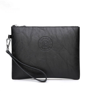 2024 nuova <span class=keywords><strong>pochette</strong></span> di grande capacità Business Travel Pu pelle borsa a mano portafoglio uomini - Product Image 6