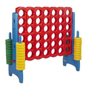 Gioco da Tavolo Strategico 4 in Fila di Media Dimensione in Plastica per Bambini e Adulti, Gioco da Viaggio per Feste in Famiglia - Product Image 1
