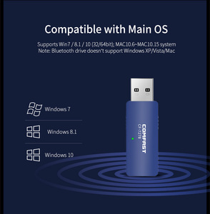 Trình Điều Khiển CF-727B COMFAST Tốc Độ Nhanh Miễn Phí 2.4Ghz/5Ghz BT 4.2 Không Dây 1200M BT Mini Usb Wifi Receiver - Product Image 4