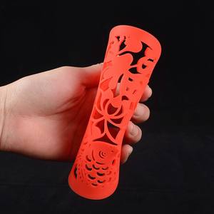 Tapis de table en silicone de style chinois avec motif ajouré, résistant à la chaleur, antidérapant et isolant - Product Image 5