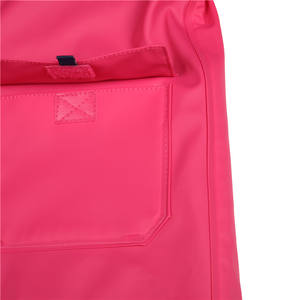 Imperméable basique en PU pour enfants avec capuche, veste de pluie imperméable avec doublure, imperméable d'extérieur pour filles, vêtements de pluie coupe-vent pour enfants - Product Image 6