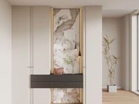 Armoire à chaussures d'entrée minimaliste française de style moderne Armoire à chaussures d'entrée Armoire à chaussures décorative