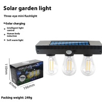 Énergie Corps Humain Induction Super Lumineux Étanche Ampoule Lampe Extérieure Solaire Led Applique Murale