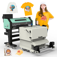 2025 nouvelle imprimante DTF de Film PET de transfert de chaleur de t-shirt numérique de conception avec la machine de poudre de secousse