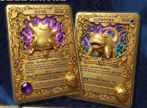 Colección de Tarjetas Coleccionables Pokémon Doradas, Estuches de Exhibición, Personajes de <span class=keywords><strong>Anime</strong></span>, Juego de Mesa, Impresión a Todo Color - Product Image 6