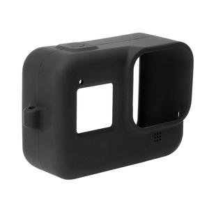 Vente chaude Étui en silicone anti-chute Accessoires pour appareil photo avec sangle de lanière pour <span class=keywords><strong>Gopro</strong></span> <span class=keywords><strong>Hero8</strong></span> Étui en silicone - Product Image 1