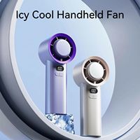 Mini Ventilador de Mano Eléctrico USB de Bajo Precio con Nebulizador de Agua, Diseño Plegable para Uso en Exteriores, Automóviles y Hoteles