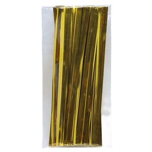 4mm Wide 10cm/3.94' 100pcs Long Metallic Wire Twist Ties <strong>Cake</strong> <strong>Tools</strong> for Bread Pastry Toast Food Lollipop Packaging - Product Image 4