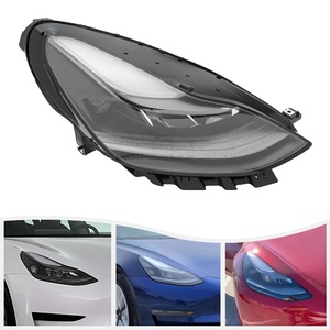 FUXUAN pour <span class=keywords><strong>Tesla</strong></span> modèle <span class=keywords><strong>3</strong></span> Y 2021-2023 matrice phare <span class=keywords><strong>LED</strong></span> phare côté droit avant RH - Product Image 2
