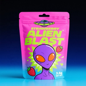 Custom Printed Reusable Biodegradable Recyclable Stand-Up Eight Side Seal Aluminum Foil Hologram Zipper Bag Packaging - Product Image 2