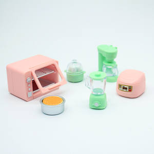 Casa de Muñecas, Cocina en Miniatura, Muebles en Miniatura, Horno, <span class=keywords><strong>Arrocera</strong></span>, Comida en Miniatura, Modelo de Escena de Juego - Product Image 2