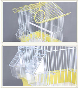 Gaiola De Pássaro Pássaros De Metal Papagaios Pombos Gaiolas De Pássaro Pequeno Casas para Periquito Papagaios Pombos - Product Image 4