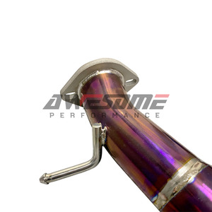 Tuyaux en titane personnalisés or/violet/bleu pour <span class=keywords><strong>Mercedes</strong></span> Classe S S500 S560 <span class=keywords><strong>S580</strong></span> S63 S65 W222, silencieux à clapets en titane Catback - Product Image 4
