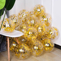 Ballons en latex transparents brillants de 12 pouces à prix d'usine pour la décoration de mariage et de fête d'anniversaire