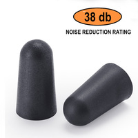 Bouchons d'oreille en mousse emballés individuellement Bouchons de protection d'oreille jetables à suppression de bruit 38dB avec logo Commande en gros
