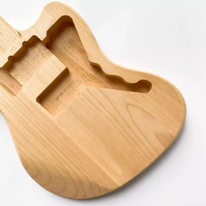 Cuerpo de guitarra sin acabar estilo leopardo de aliso personalizado para kits de construcción DIY - Product Image 4