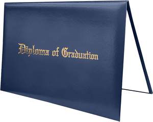 Protège-diplôme <span class=keywords><strong>universitaire</strong></span> A4 en cuir bleu <span class=keywords><strong>de</strong></span> haute qualité personnalisé avec logo – Support <span class=keywords><strong>de</strong></span> certificat <span class=keywords><strong>de</strong></span> graduation sur mesure - Product Image 2