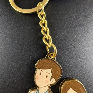 Llavero de Doctor Personalizado de Fábrica, Chapado en Oro, Impresión UV, con Correa de Muñeca de PVC, Regalo de Recuerdo Médico Personalizado para Eventos de Salud - Product Image 4