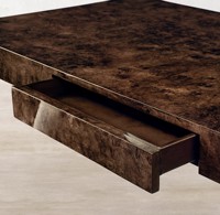 Escritorio de Estudio de Madera Maciza de Estilo Americano, Ecológico, para Uso Comercial, Escritorio de Computadora de Madera de Burl Retro para Sala de Estar o Entrada