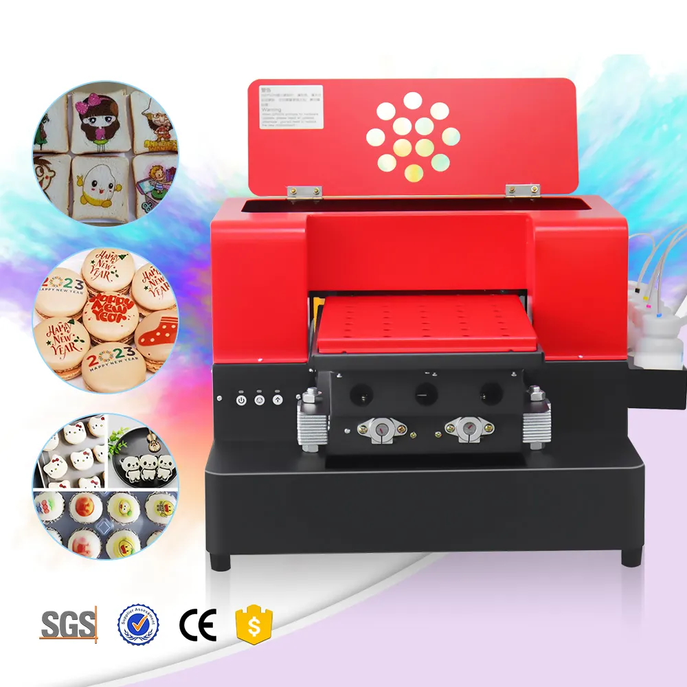 Impresora A4 de tinta comestible para pasteles, impresora de alimentos comestibles, máquina de impresión de pasteles, impresora para alimentos