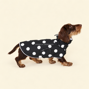 Abrigo Impermeable para Perro, Chubasquero Acolchado de Nailon, Chaqueta Ligera para Lluvia, Personalizable OEM, Etiqueta Privada, Proveedor de Fábrica al por Mayor - Product Image 1