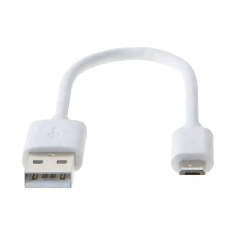 Cabo usb 2.0 macho para micro b com blindagem tripla, alta velocidade de 15cm, curto