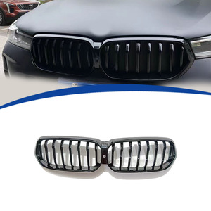 Pieza de repuesto frontal para parrilla negra brillante de una sola línea Bmw 6gt G32, para modelos 2021, 2022, 2023, material ABS - Product Image 1