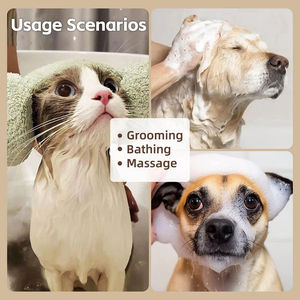 Brosses personnalisées <span class=keywords><strong>pour</strong></span> animaux de compagnie Brosse de massage <span class=keywords><strong>pour</strong></span> le bain Distributeur de shampoing Outil de toilettage <span class=keywords><strong>pour</strong></span> <span class=keywords><strong>chien</strong></span> Bain <span class=keywords><strong>pour</strong></span> chat et <span class=keywords><strong>chien</strong></span> - Product Image 2