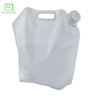 Sac à bec avec bec verseur, boisson personnalisée, 5 litres, debout, en Aluminium biodégradable, sac d'eau pliable liquide de 10ml