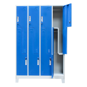 <span class=keywords><strong>Vestiaire</strong></span> en forme de Z et de L, 8 compartiments, Pack plat en métal, <span class=keywords><strong>casier</strong></span> de gymnastique, 8 portes, armoire en acier - Product Image 2
