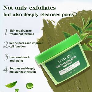 <span class=keywords><strong>Set</strong></span> <span class=keywords><strong>regalo</strong></span> di <span class=keywords><strong>natale</strong></span> personalizzato per la pulizia del viso di pelle liscia piante organiche Bentonite caolino argilla <span class=keywords><strong>Set</strong></span> maschera - Product Image 5