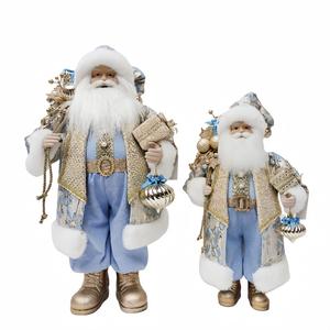 2026新品カスタマイズ45/60cm手作り高級クリスマスデコレーションサンタクロース人形クリスマスギフト手工芸品オーナメントサンタクロース - Product Image 1