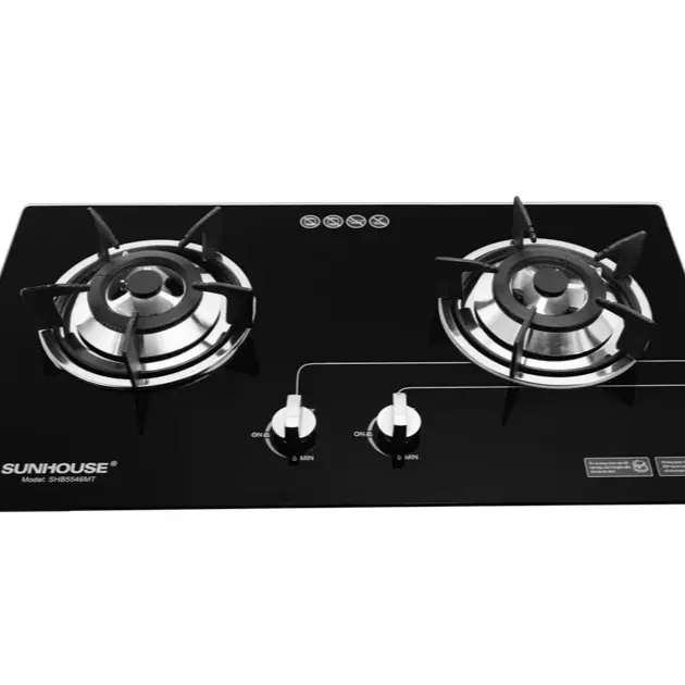 Hot Deal kualitas unggul layanan terbaik kompor Gas kompor Gas Cooktop Gas bawaan Gas di kaca Hob dari pabrik Vietnam