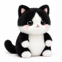 Robot émotionnel intelligent IA, jouet de bureau pour animaux de compagnie avec interaction tactile et réponses expressives, en peluche, 31-50 cm, pour tous les âges